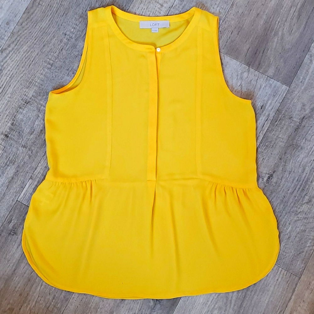 LOFT sleeveless blouse